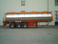 Edelstahl Tanksattelauflieger einzellig und mehrzellig